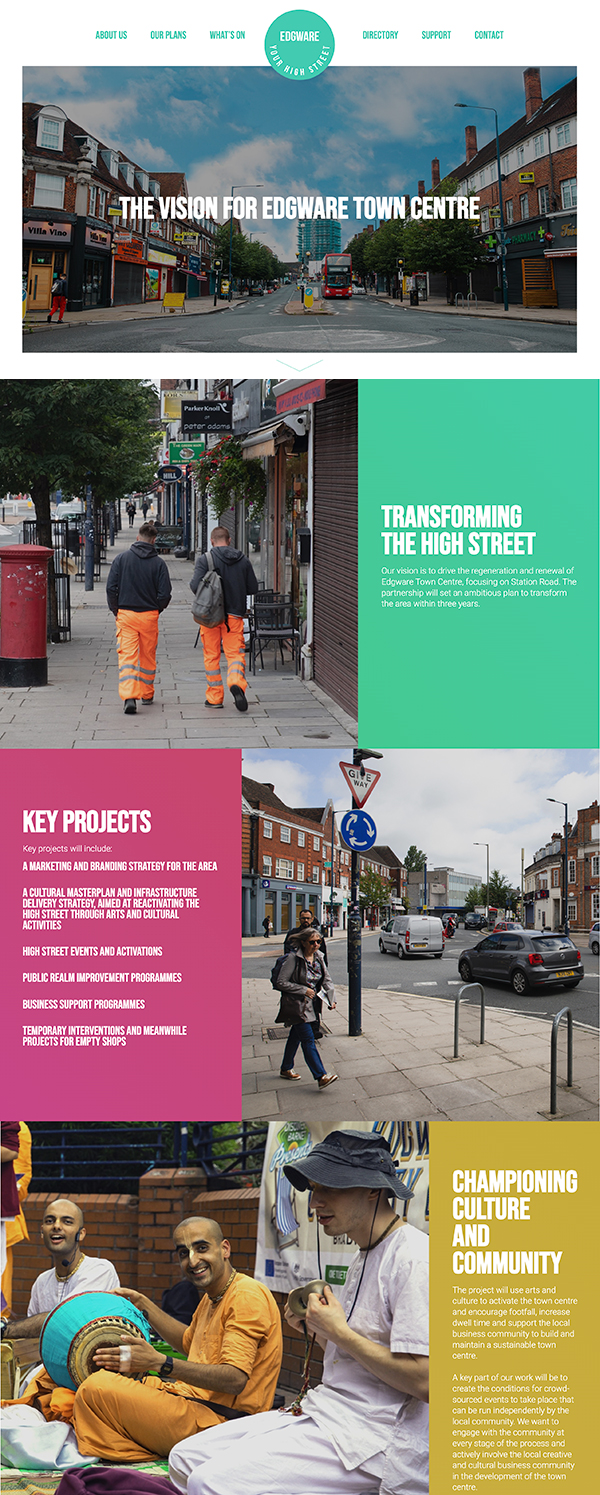 edgware, ballymore, barnet council, metro bank, regeneration, design, website design, build, digital