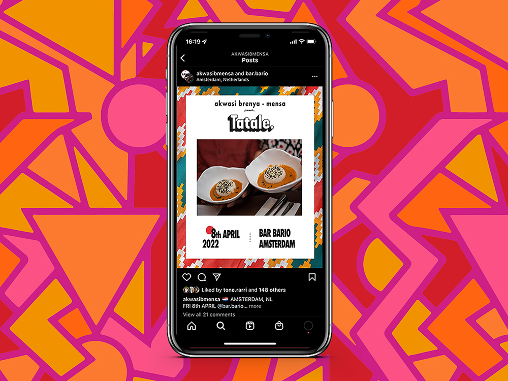 tatale, african, food, culture, branding, logo design, identity, supper club, london, ghana