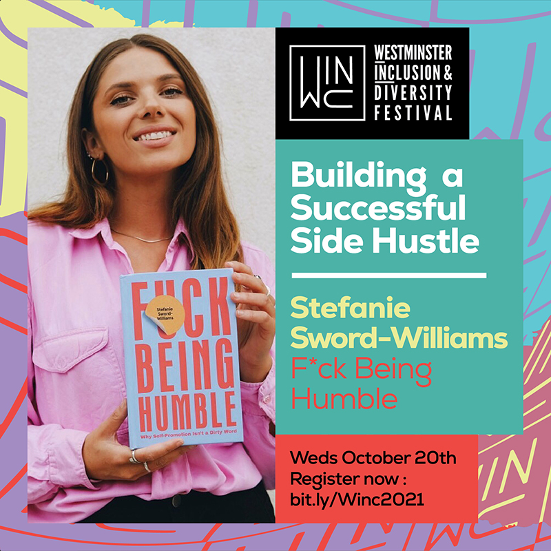 WINC festival, winc, westminster enterprise network, branding, design, motion graphics, university of westminster, london